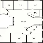 8 Person Holiday Home In Jerup *