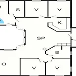 Four-Bedroom Holiday home in Jerup 1 Feriehus Jerup